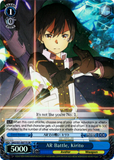 SAO/S51-E077S AR Battle, Kirito (Foil) - Sword Art Online The Movie – Ordinal Scale – English Weiss Schwarz Trading Card Game