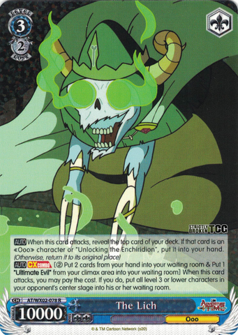 AT/WX02-078 The Lich - Adventure Time English Weiss Schwarz Trading Card Game