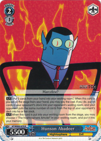 AT/WX02-079 Hunson Abadeer - Adventure Time English Weiss Schwarz Trading Card Game