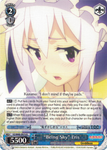 KS/W49-E079 “Being Shy” Eris - KONOSUBA -God’s blessing on this wonderful world! Vol. 1 English Weiss Schwarz Trading Card Game