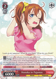 LL/EN-W01-080 Honoka in Pajamas - Love Live! DX English Weiss Schwarz Trading Card Game