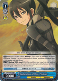GGO/S59-E080 Declaration of War, Pitohui - SAO Alternative – Gun Gale Online – English Weiss Schwarz Trading Card Game