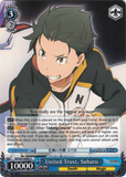 RZ/S55-E080 United Trust, Subaru - Re:ZERO -Starting Life in Another World- Vol.2 English Weiss Schwarz Trading Card Game