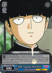 MOB/SX02-080 MOB: Together With Ritsu - Mob Psycho 100 English Weiss Schwarz Trading Card Game