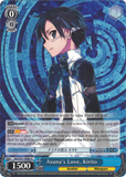 SAO/S51-E080 Asuna's Love, Kirito - Sword Art Online The Movie – Ordinal Scale – English Weiss Schwarz Trading Card Game