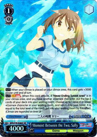 BFR/S78-E080S Moment Between the Two, Sally (Foil) - BOFURI: I Don't Want to Get Hurt, so I'll Max Out my Defense English Weiss Schwarz Trading Card Game