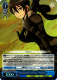 GGO/S59-E080S Declaration of War, Pitohui (Foil) - SAO Alternative – Gun Gale Online – English Weiss Schwarz Trading Card Game