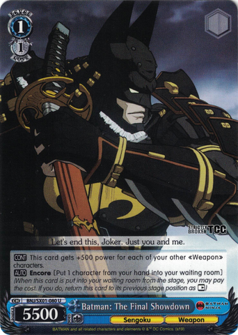 BNJ/SX01-080 Batman: The Final Showdown - Batman Ninja English Weiss Schwarz Trading Card Game