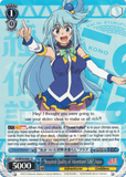 KS/W76-E081 "Required Quality of Adventurer Life" Aqua - KONOSUBA -God’s blessing on this wonderful world! Legend of Crimson English Weiss Schwarz Trading Card Game