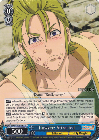 SDS/SX03-082 Howzer: Attracted - The Seven Deadly Sins English Weiss Schwarz Trading Card Game