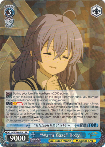 MTI/S83-E082 "Warm Gaze" Roxy - Mushoku Tensei English Weiss Schwarz Trading Card Game