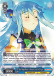 KS/W55-E083 "Real Magic Power is Down to Luck Too" Aqua - KONOSUBA -God’s blessing on this wonderful world! Vol. 2 English Weiss Schwarz Trading Card Game