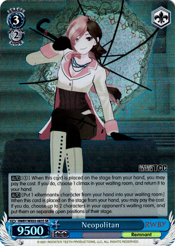 RWBY/WX03-083S Neopolitan (Foil) - RWBY English Weiss Schwarz Trading Card Game