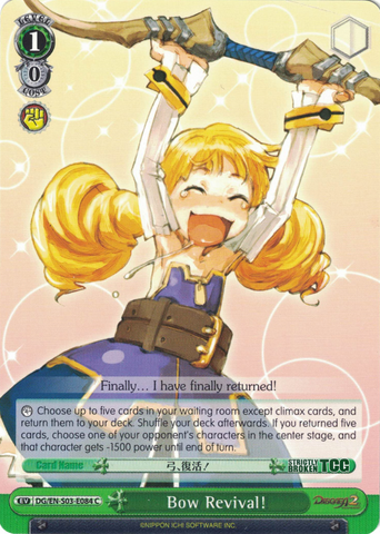 DG/EN-S03-E084 Bow Revival! - Disgaea English Weiss Schwarz Trading Card Game