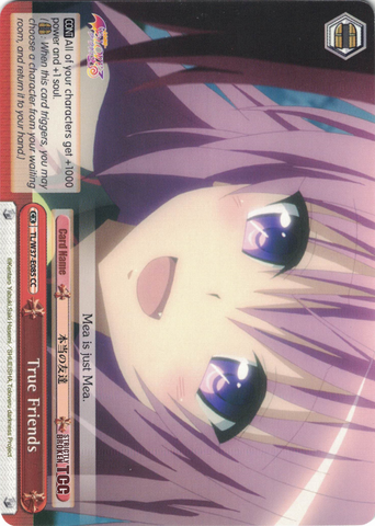TL/W37-E085 True Friends - To Loveru Darkness 2nd English Weiss Schwarz Trading Card Game