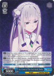 RZ/S46-E085 In a Corner of This Dark World, Emilia - Re:ZERO -Starting Life in Another World- Vol. 1 English Weiss Schwarz Trading Card Game