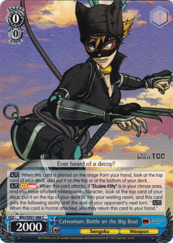 BNJ/SX01-086 Catwoman: Battle on the Big Boat - Batman Ninja English Weiss Schwarz Trading Card Game