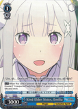 RZ/S55-E087 Kind Elder Sister, Emilia - Re:ZERO -Starting Life in Another World- Vol.2 English Weiss Schwarz Trading Card Game