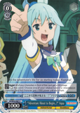 KS/W49-E087 “Adventure About to Begin…?” Aqua - KONOSUBA -God’s blessing on this wonderful world! Vol. 1 English Weiss Schwarz Trading Card Game