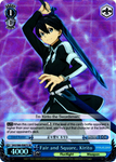 SAO/S80-E087S Fair and Square, Kirito (Foil) - Sword Art Online -Alicization- Vol. 2 English Weiss Schwarz Trading Card Game