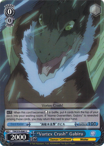 TSK/S70-E087 "Vortex Crash" Gabiru - That Time I Got Reincarnated as a Slime Vol. 1 English Weiss Schwarz Trading Card Game