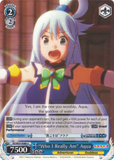 KS/W55-E088 "Who I Really Am" Aqua - KONOSUBA -God’s blessing on this wonderful world! Vol. 2 English Weiss Schwarz Trading Card Game