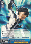 SAO/S51-E089 Drive of An Angry God, Kirito - Sword Art Online The Movie – Ordinal Scale – English Weiss Schwarz Trading Card Game