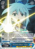 KS/W76-E089 "Surprise Blow" Aqua - KONOSUBA -God’s blessing on this wonderful world! Legend of Crimson English Weiss Schwarz Trading Card Game