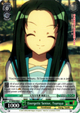 SY/WE09-E08 Energetic Senior, Tsuruya (Foil) - The Melancholy of Haruhi Suzumiya Extra Booster English Weiss Schwarz Trading Card Game