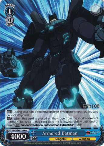 BNJ/SX01-090 Armored Batman - Batman Ninja English Weiss Schwarz Trading Card Game