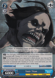 AOT/S50-E090a Ymir Titan - Attack On Titan Vol.2 English Weiss Schwarz Trading Card Game
