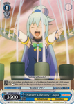 KS/W49-E091 “Nature's Beauty” Aqua - KONOSUBA -God’s blessing on this wonderful world! Vol. 1 English Weiss Schwarz Trading Card Game