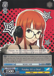 P5/S45-E091 Futaba: It's a Deal - Persona 5 English Weiss Schwarz Trading Card Game