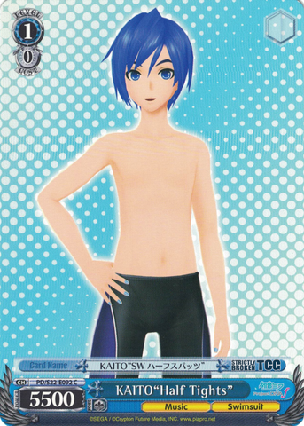 PD/S22-E092 KAITO"Half Tights" - Hatsune Miku -Project DIVA- ƒ English Weiss Schwarz Trading Card Game
