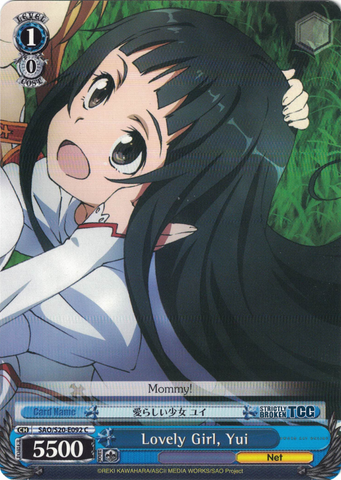 SAO/S20-E092 Lovely Girl, Yui - Sword Art Online English Weiss Schwarz Trading Card Game
