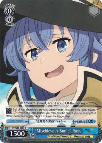 MTI/S83-E093 "Mischievous Smile" Roxy - Mushoku Tensei English Weiss Schwarz Trading Card Game