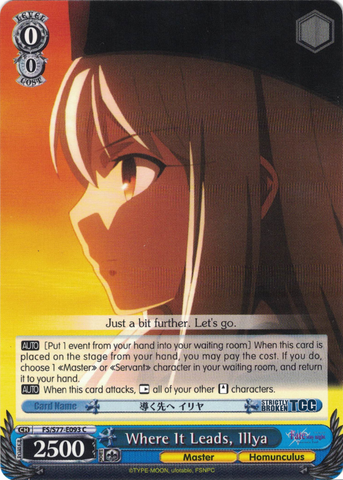FS/S77-E093 Where It Leads, Illya - Fate/Stay Night Heaven's Feel Vol. 2 English Weiss Schwarz Trading Card Game