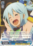 KS/W55-E094 "Tipsy" Aqua - KONOSUBA -God’s blessing on this wonderful world! Vol. 2 English Weiss Schwarz Trading Card Game