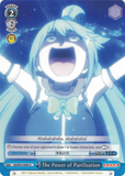 KS/W55-E095 The Power of Purification - KONOSUBA -God’s blessing on this wonderful world! Vol. 2 English Weiss Schwarz Trading Card Game