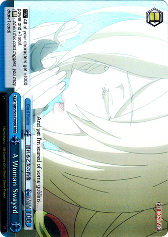 GBS/S63-E096R A Woman Swayed (Foil) - Goblin Slayer English Weiss Schwarz Trading Card Game