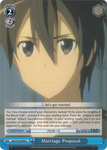 SAO/S20-E096 Marriage Proposal - Sword Art Online English Weiss Schwarz Trading Card Game