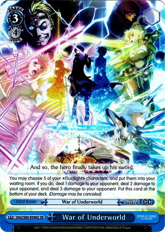 SAO/S80-E096S War of Underworld (Foil) - Sword Art Online -Alicization- Vol. 2 English Weiss Schwarz Trading Card Game