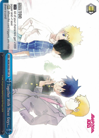 MOB/SX02-097 Together With These Guys… - Mob Psycho 100 English Weiss Schwarz Trading Card Game