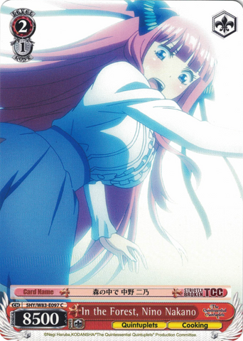 5HY/W83-E097 In the Forest, Nino Nakano - The Quintessential Quintuplets English Weiss Schwarz Trading Card Game