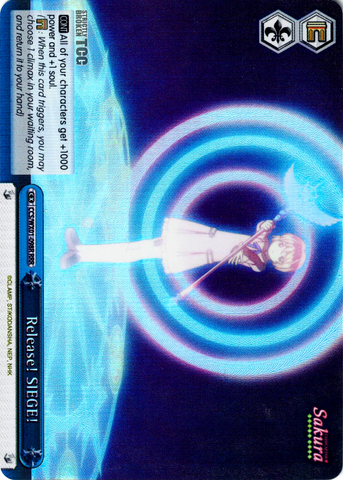 CCS/WX01-098R Release! SIEGE! (Foil) - Cardcaptor Sakura English Weiss Schwarz Trading Card Game