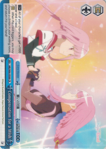 MR/W80-E098 Compensation for a Wish - TV Anime "Magia Record: Puella Magi Madoka Magica Side Story" English Weiss Schwarz Trading Card Game
