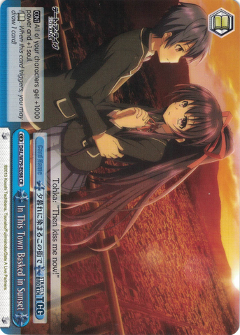 DAL/W79-E098 In This Town Basked in Sunset - Date A Live English Weiss Schwarz Trading Card Game