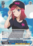 LL/EN-W01-099 Maki in Training Wear - Love Live! DX English Weiss Schwarz Trading Card Game