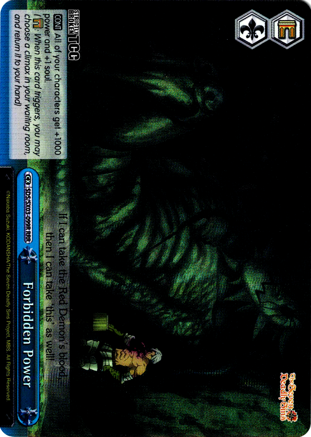 The Seven Deadly Sins Foils (Complete Inventory) – Strictly Broken TCG