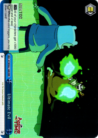 AT/WX02-100R Ultimate Evil (Foil) - Adventure Time English Weiss Schwarz Trading Card Game